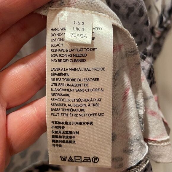 Anthropologie Embroidered Leopard Print Top - Picture 3 of 9